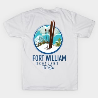 Fort William scotland skiing logo T-Shirt